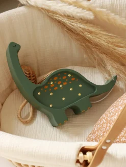 Lámpara infantil LED regulable artesanal Diplodocus, con función de temporizador y control remoto