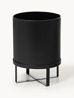 Maceta con superficie estriada Bau, 38 cm