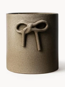 Macetero de cerámica Bow, 14 cm