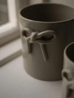 Macetero de cerámica Bow, 14 cm