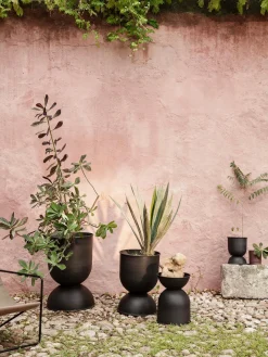 Macetero Hourglass, 59 cm