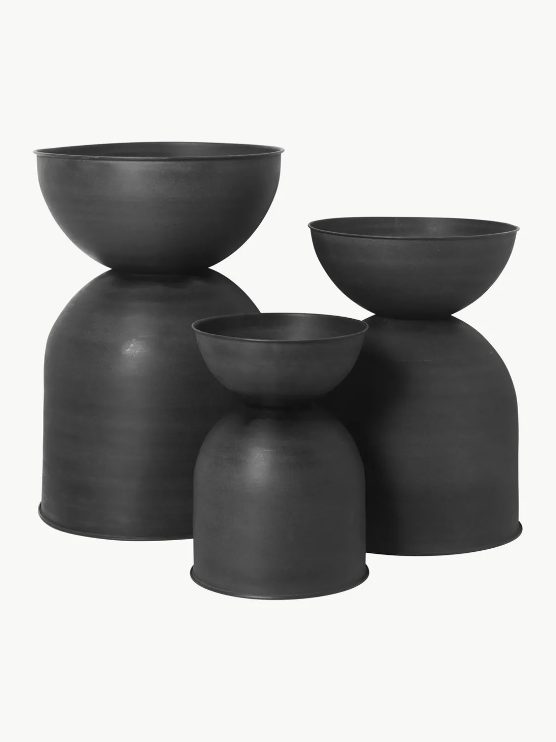 Macetero Hourglass, 43 cm