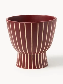 Macetero pintado a mano Elio, 23 cm