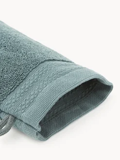 Manoplas de baño de algodón ecológico Premium, 2 uds.