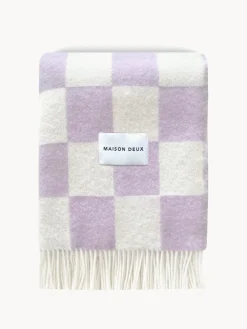 Manta de lana a cuadros Checkerboard