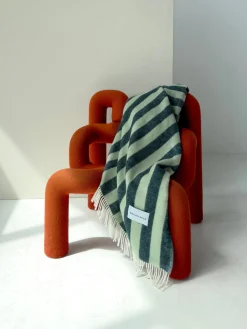 Manta de lana a rayas Candy Wrap