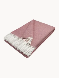 Manta de lana con estampado zig zag Tirol