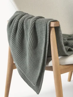 Manta de punto de algodón ecológico Adalyn