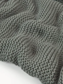 Manta de punto de algodón ecológico Adalyn