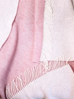 Manta doble cara de lana Reversible