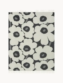 Manta reversible con flecos Unikko