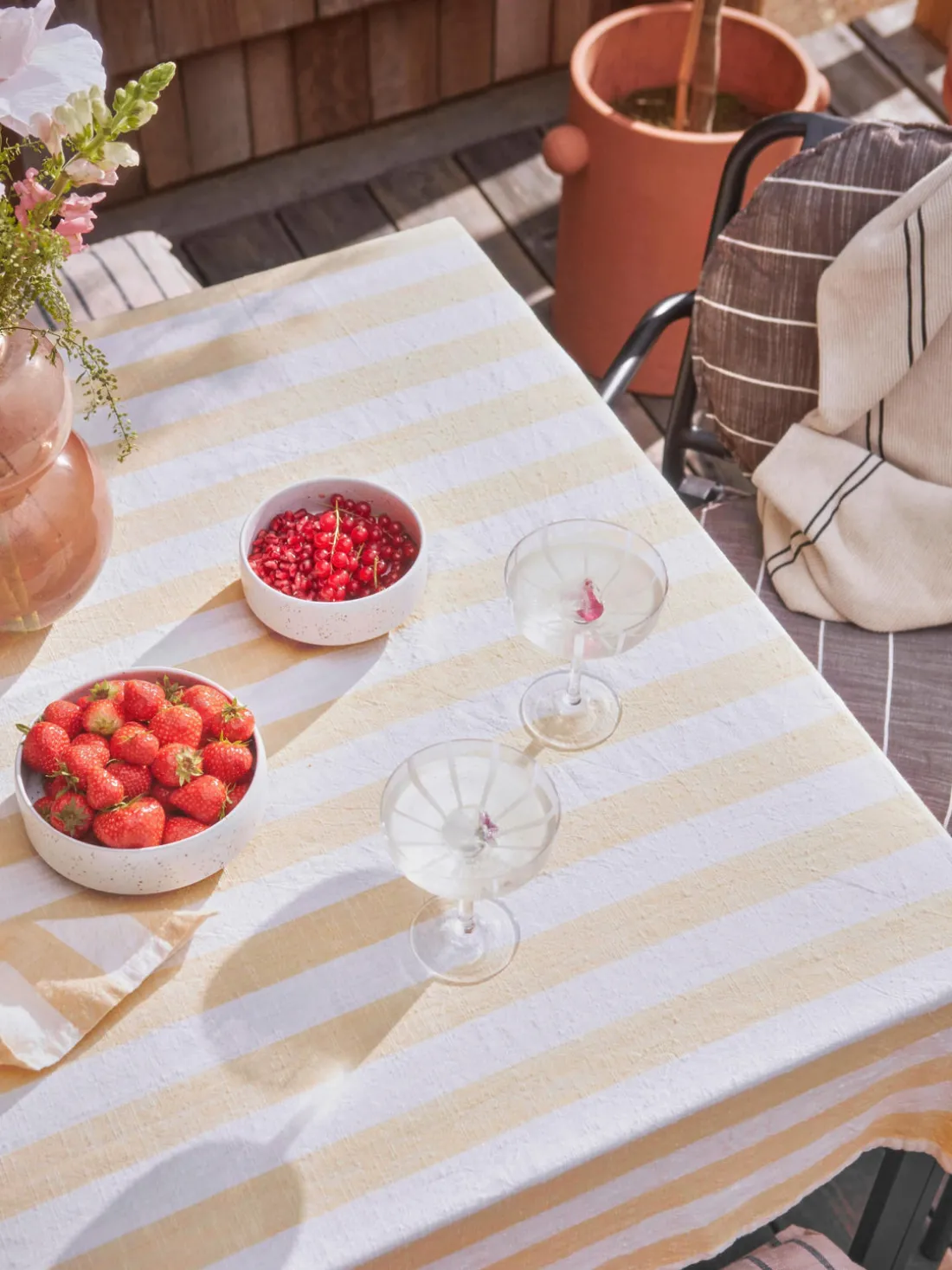 Mantel a rayas Strip