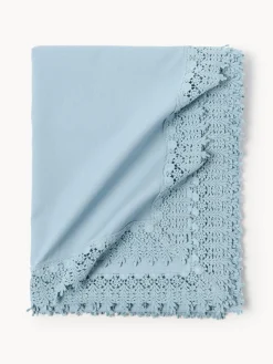 Mantel con ribete de encaje Flavia