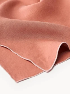 Mantel de lino con ribete Kennedy