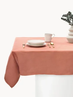 Mantel de lino con ribete Kennedy