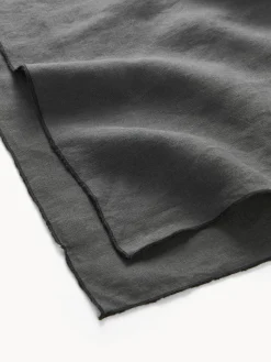 Mantel de lino con ribete Kennedy