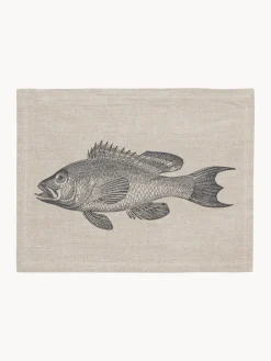 Mantel individual de lino artesanal Barsch