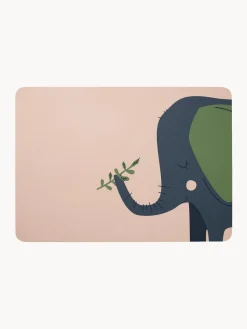 Mantel individual Leo Emma Elefant, 2 uds.