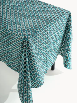 Mantel individual pintado a mano de algodón Sarp