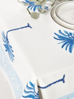 Mantel individual pintado a mano de algodón The Palms