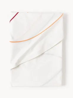 Mantel redondo con bordado abstracto Sue