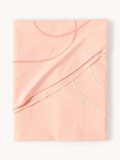 Mantel redondo con bordado abstracto Sue