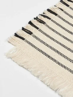 Manteles individuales de algodón con flecos Elouise, 2 uds.