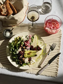 Manteles individuales de algodón con flecos Elouise, 2 uds.