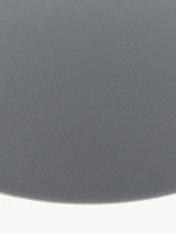 Manteles individuales redondos de cuero sintético Pik, 2 uds.