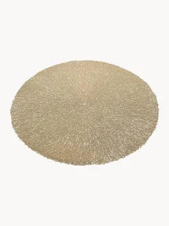 Manteles individuales redondos Linda, 6 uds.