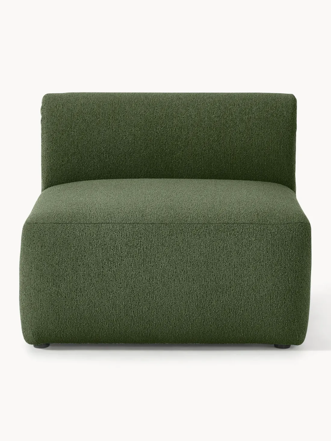 Módulo central en tejido bouclé Sofia