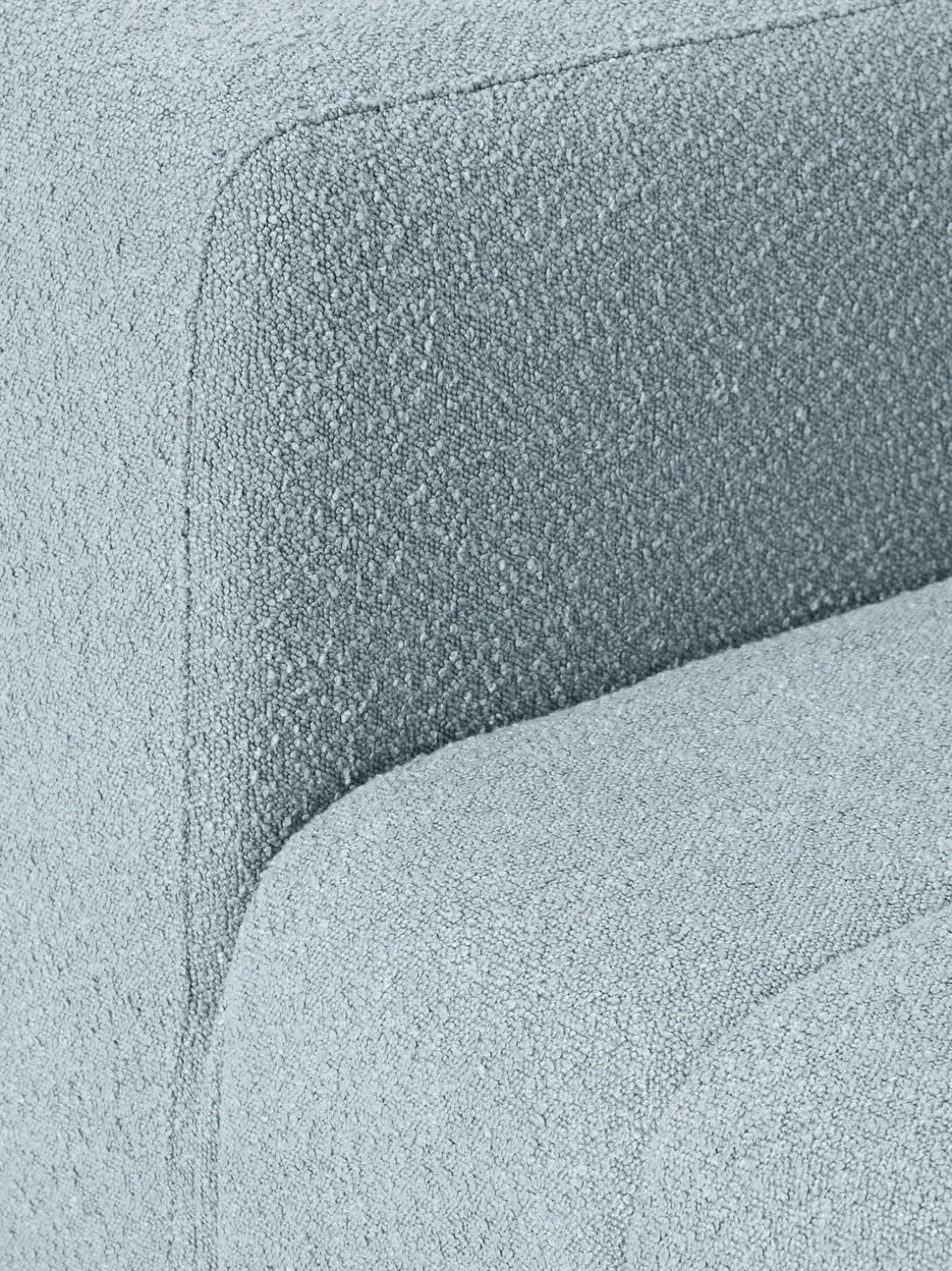 Módulo central en tejido bouclé Lena