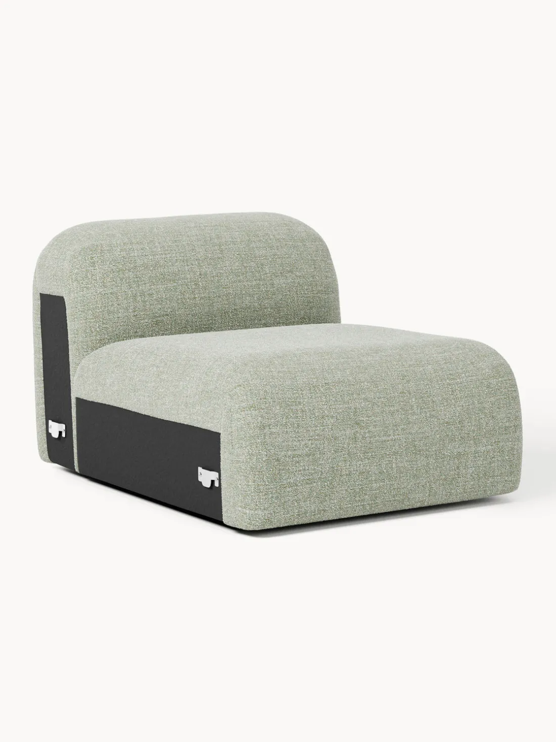 Módulo central en tejido bouclé Wolke