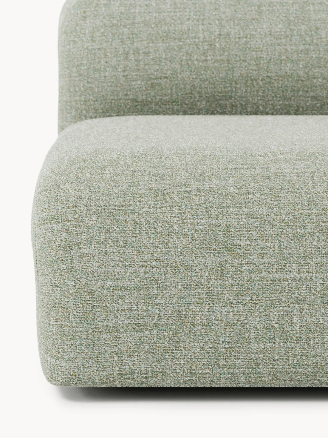 Módulo central en tejido bouclé Wolke