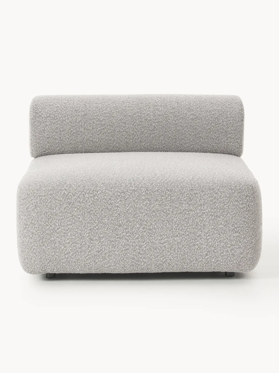 Módulo central en tejido bouclé Anton