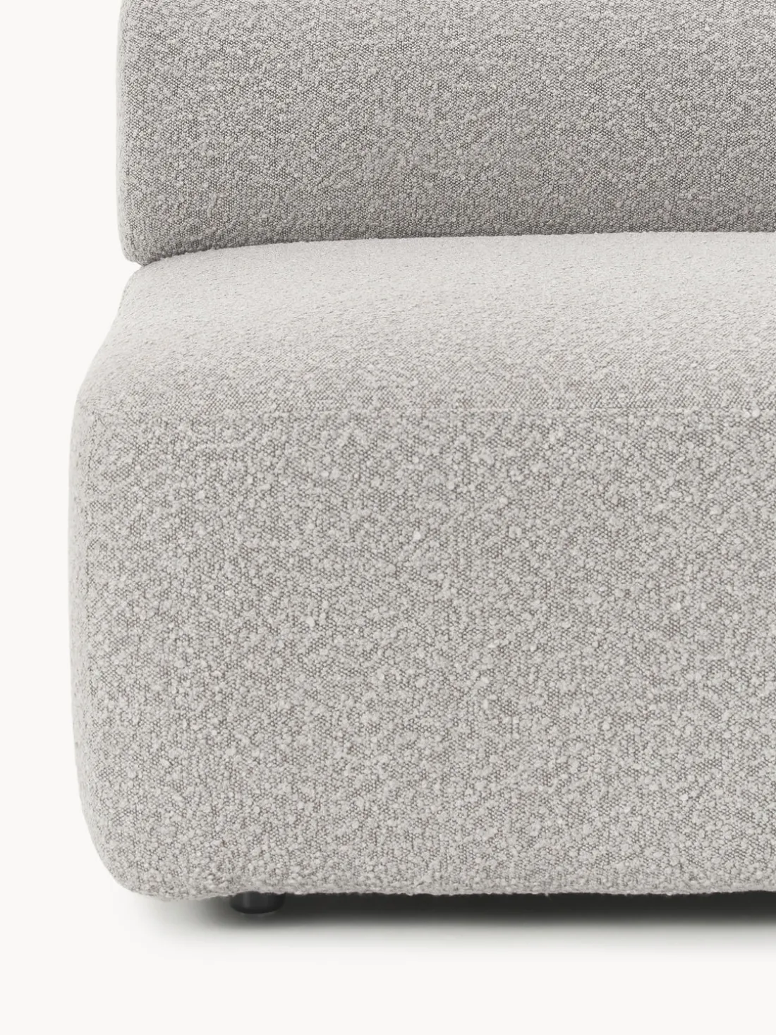 Módulo central en tejido bouclé Anton