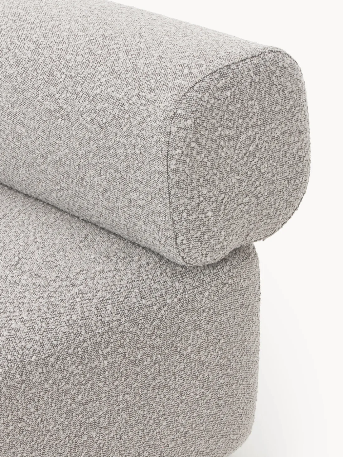 Módulo central en tejido bouclé Anton