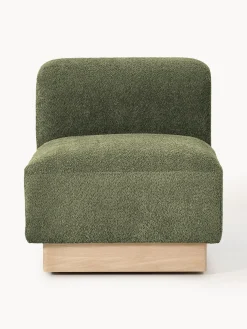 Módulo central sofá de borreguillo bouclé Natalie