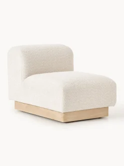 Módulo central sofá de borreguillo bouclé Natalie