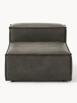 Módulo central sofá de cuero reciclado Lennon