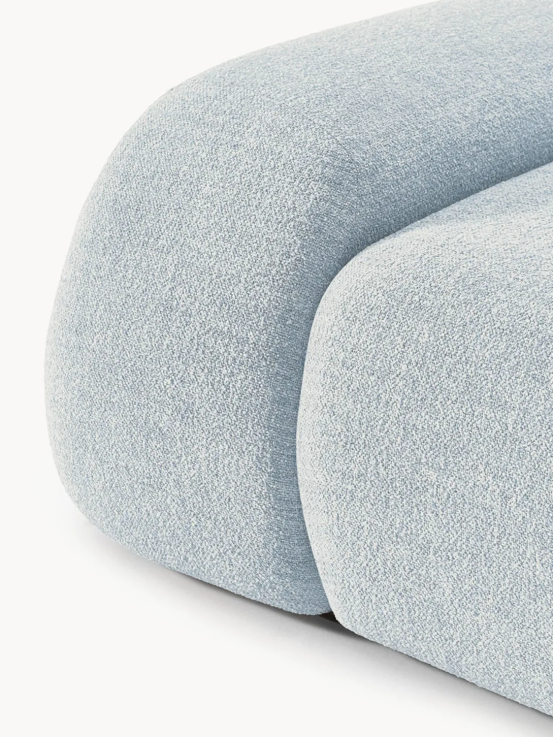 Módulo de esquina en tejido bouclé Wolke