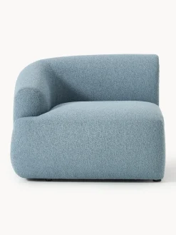 Módulo de esquina en tejido bouclé Sofia