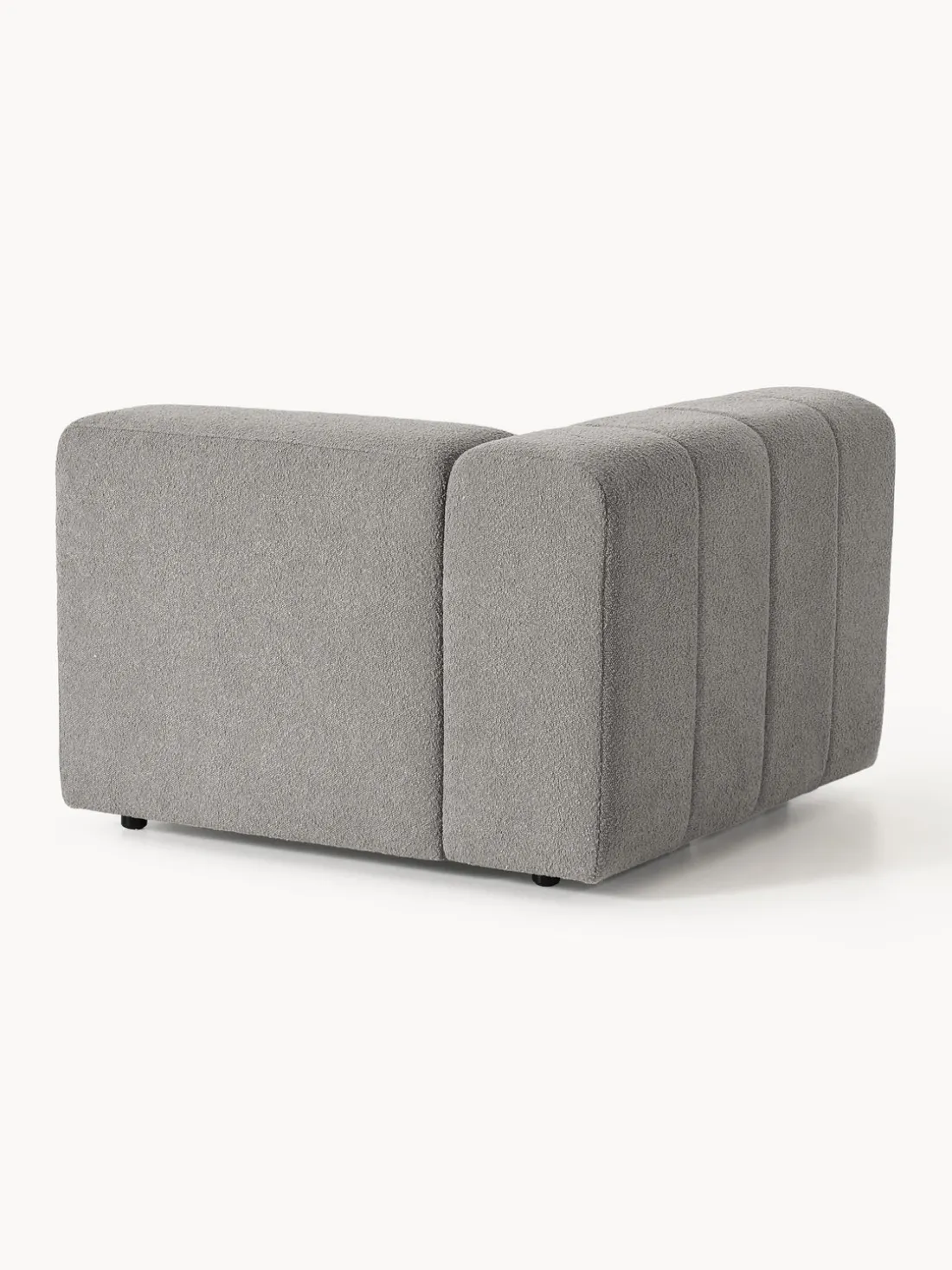 Módulo de esquina en tejido bouclé Lena