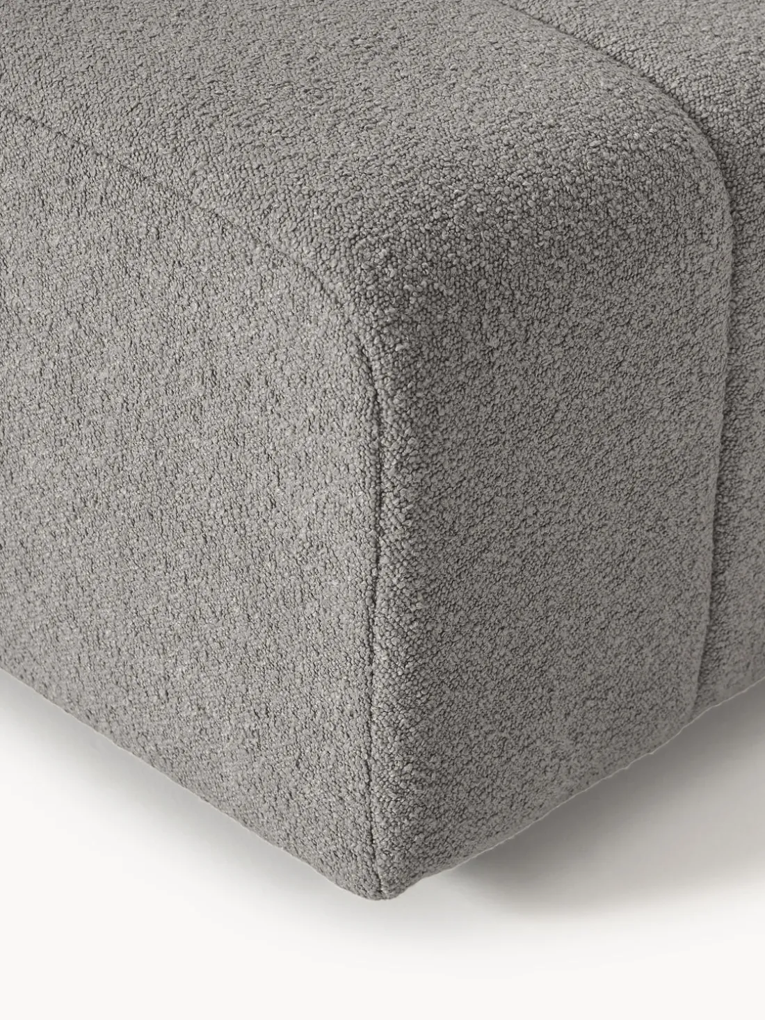 Módulo de esquina en tejido bouclé Lena