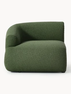 Módulo de esquina en tejido bouclé Sofia