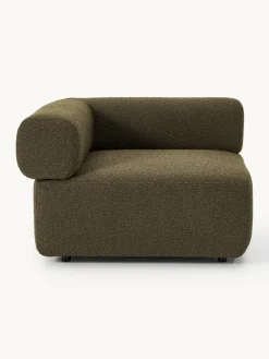 Módulo de esquina en tejido bouclé Anton