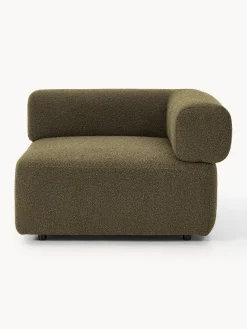 Módulo de esquina en tejido bouclé Anton