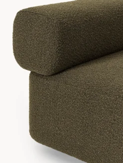 Módulo de esquina en tejido bouclé Anton