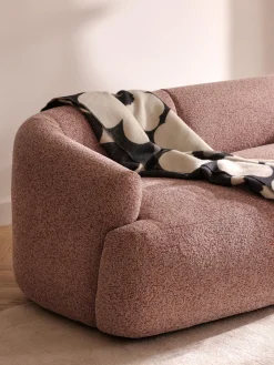 Módulo de esquina en tejido bouclé Sofia