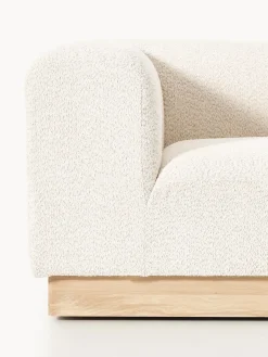 Módulo de esquina sofá de borreguillo bouclé Natalie
